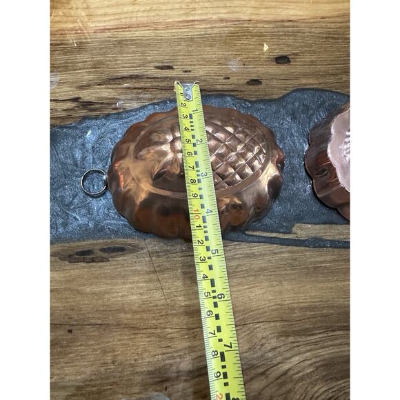 Vintage Copper Molds Domed Pineapple and Cherries Display Only India - Picture 8 of 8